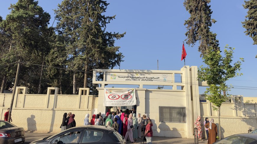 مركز الإمتحان بثانوية الأدارسة بفاس حين يتحول زجر الغش إلى اختبار لحماية المدرسة وتكافؤ الفرص